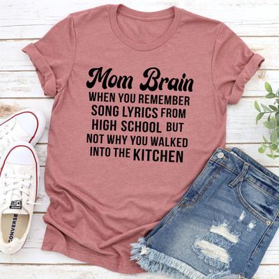 ForAllApparel Mom Brain T Shirt Mauve XL