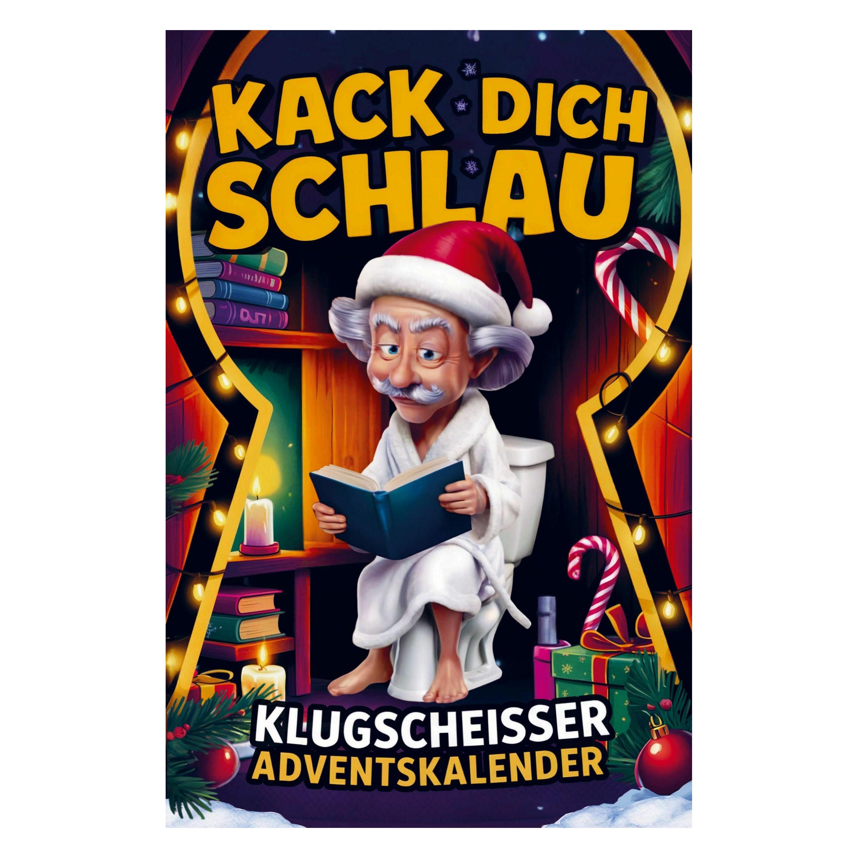 Bookmundo Direct Kack dich schlau! 24 Tage ultimatives Klugscheisser-Wissen fürs stille Örtchen (24 Türchen) (64653216)