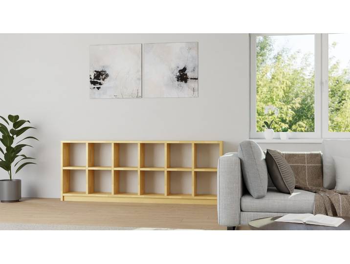 Votre meuble de rangement de dossiers pour votre bureau Hêtre Naturel huilé