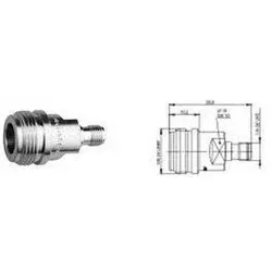 Telegärtner Koax-Adapter N-Buchse (Stecker und Verbinder), Antennenkabel