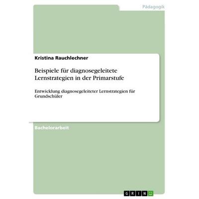 Beispiele für diagnosegeleitete Lernstrategien in der Primarstufe, Taschenbuch von Kristina Rauchlechner, GRIN, 978-3-668-24911-0