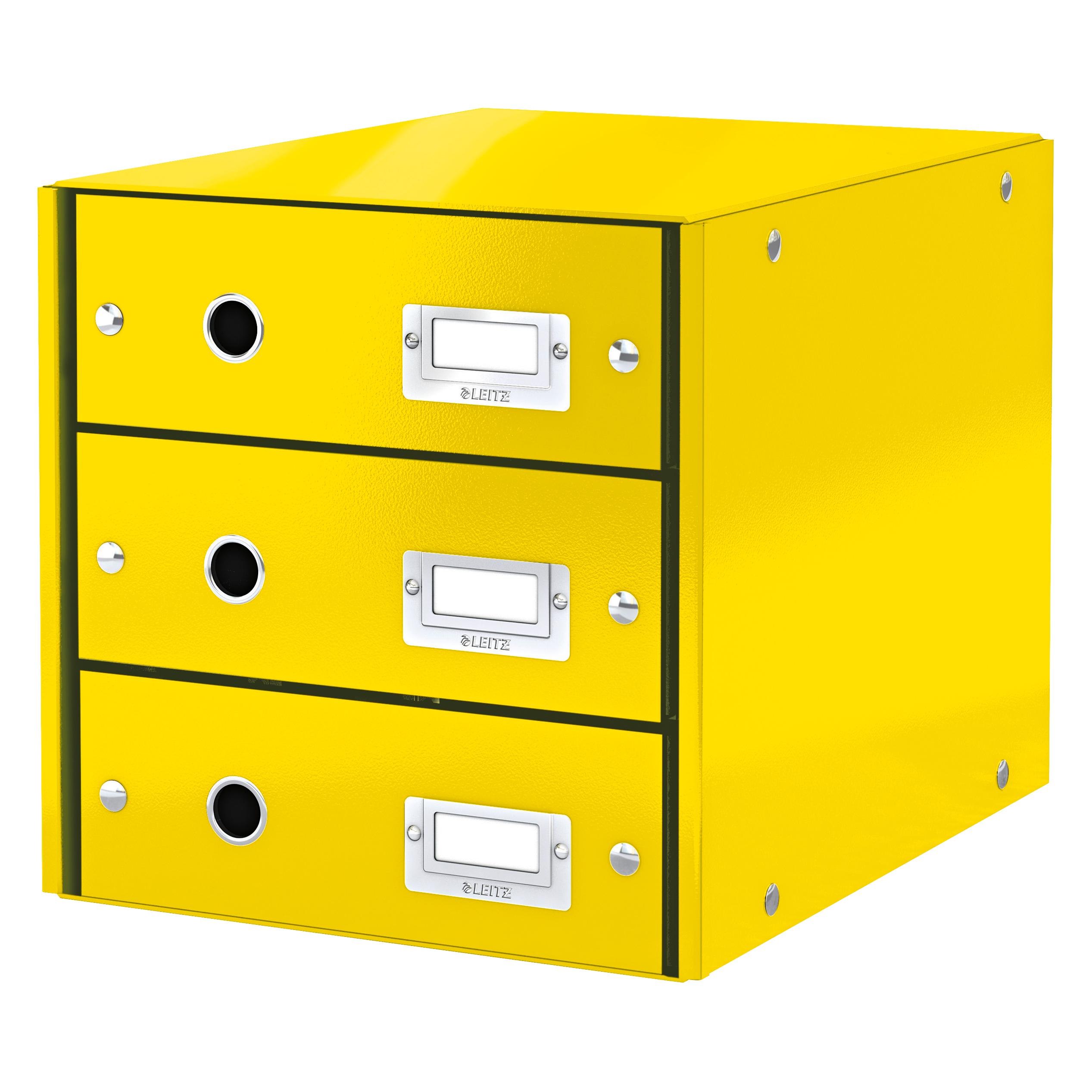 Leitz CLICK & STORE - Schubladenelemente - 3 Schubladen (A4) (6048-00-16)