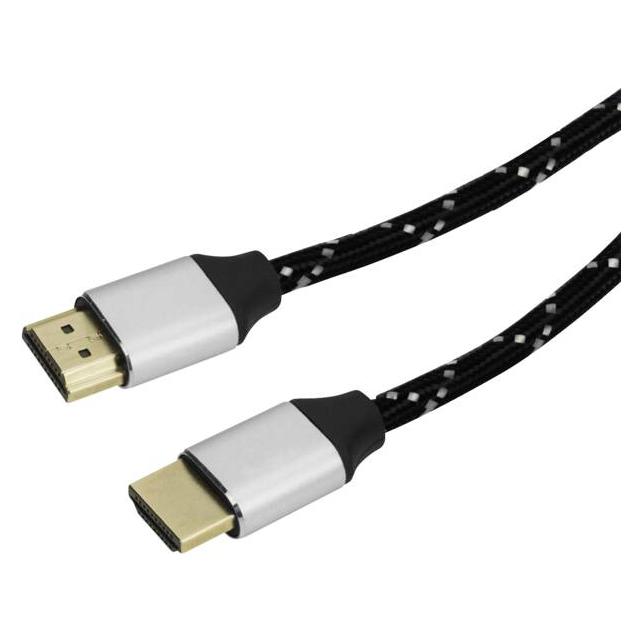 Vivanco HDMI Anschlusskabel 4K, 1,2m (1.20 m) (VVVHDMI12MMBG)