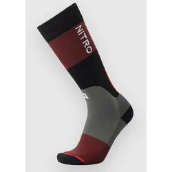 Nitro Cloud 5 Funktionssocken charcoal / black / red Gr. XL