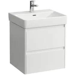 LAUFEN BASE 2.0 Waschtischunterbau, 2 Schubladen, SoftClose, inklusive Ordnungssystem, zu H810962, 521x446x515mm, H4112421082611, Farbe: Weiß glänzend