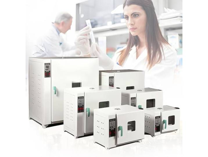 SAIYERUS Vakuum-Trockenofen, Labor-Trocken- und Heizofen mit digitalem Controller, 0,5 kW/0,8 kW Arbeitsumgebungstemperatur: 50–280 °, Industrielle elektrische Umluftöfen aus Edelstahl,15.6 L