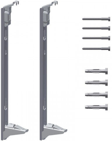 Kermi Kit de rails muraux, montage des radiateurs Profil type 12, 22 et 33 ZB02970007