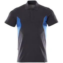 Mascot, Arbeitsoberteil, Polo Accelerate Schwarzblau/Azurblau Gr.L (L)