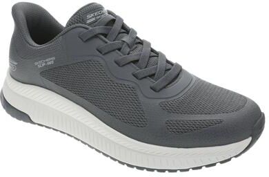 Skechers Bobs BOBS from Skechers Squad 4-118423 - Mens 7 Grey Slip On Medium