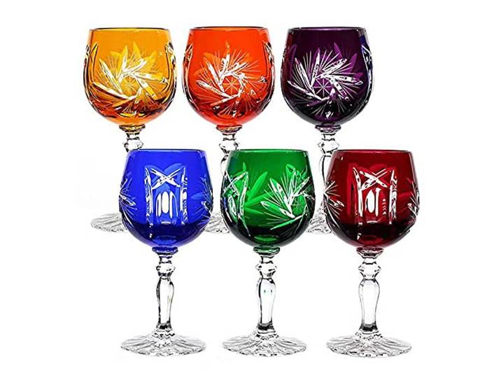 CRISTALICA Likörglas Schleuderstern 6er Set (60ml)