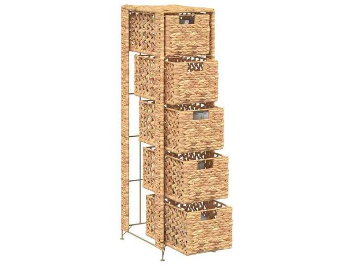 &Mode Armoire de chambre - Unité de rangement - avec 5 paniers 25 5x37x100 cm Jacinthe d'eau Sale114252