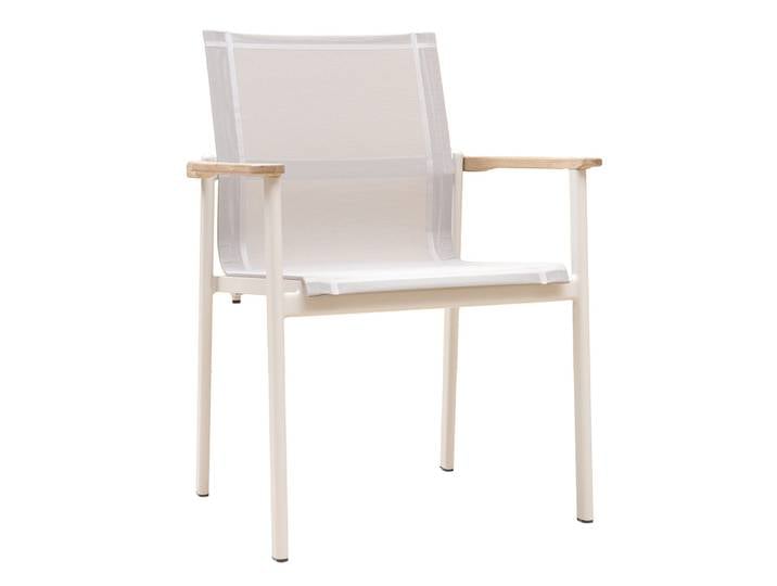 Zebra Enox Sessel Aluminium pulverbeschichtet light taupe, AL