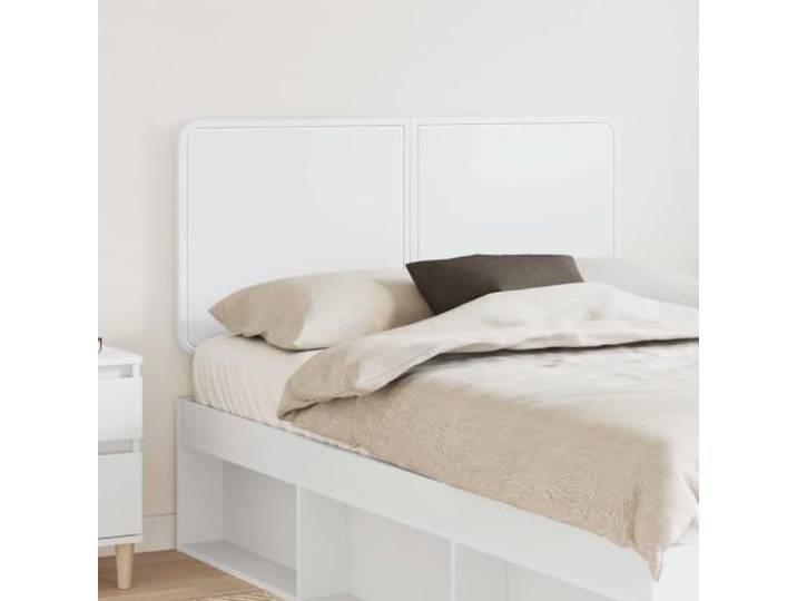 RJPLMFV Kopfteil aus Holz, Weiß Modernes Design, feine Verarbeitung, einfache Wartung, einfache Montage für 2 Personen
