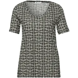 Street One T-Shirt - Damen - Gr. 36 - weiß/print