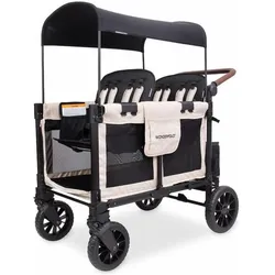 WonderFold, Kinderwagen, W4 Luxe Pro KinderVan für 4 Kinder (6 Monate - 4 Jahre)
