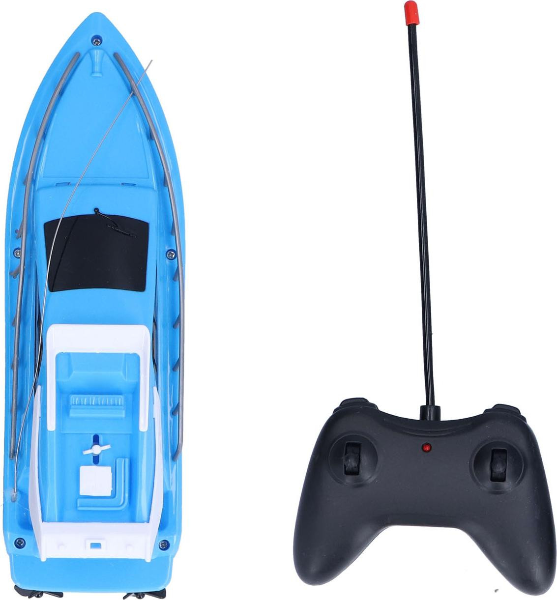 Gistuch Draadloze raceboot met 2,4 GHz afstandsbediening, hoge snelheid, blauw