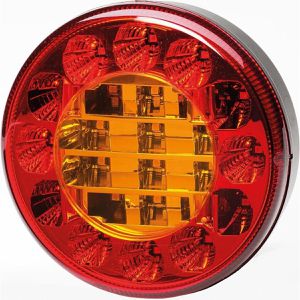 Hella Anhänger-Beleuchtung 2VA 357 023-021, beidseitig, 12 / 24 V, Schluss-, Brems- & Blinklicht, LED