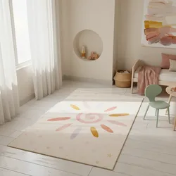 Kinderteppich TRAUN, floral, Creme, 80 x 120 cm
