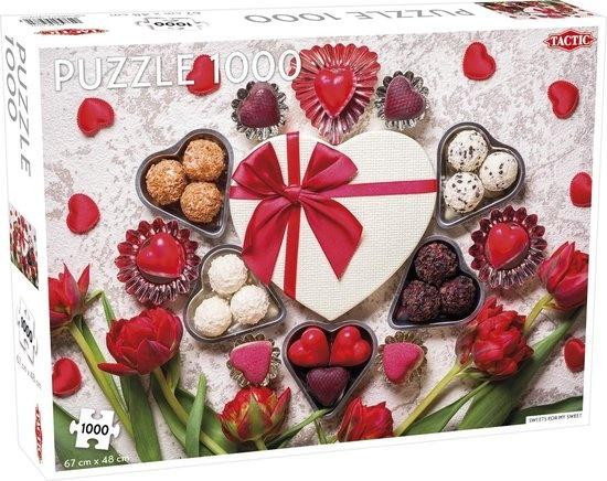 Tactic Sweets for My Sweet Puzzel - 1000 stukjes - Kleurrijke Snoepillustratie