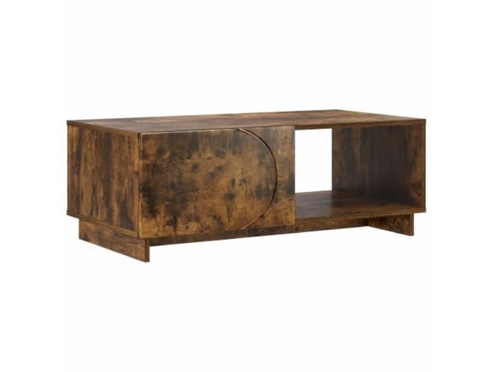 Heofavd Couchtisch Räuchereiche 95x50,5x35 cm Holzwerkstoff 2 Schubladen