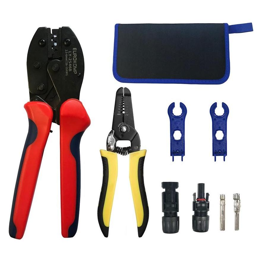 INNE Saulės įrankių rinkinys PV E6108 (Solaranlage Montagematerial, Solarstecker) (NAR0878)