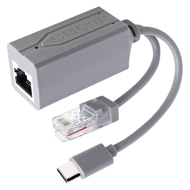 Xtend Solarmi XtendLan XL-POES-5VUC, PoE splitter 802.3af, 100Mb, stabilizovaných 5V/2,4A, výstup USB-C (PoE Splitter) (XL-POES-5VUC)
