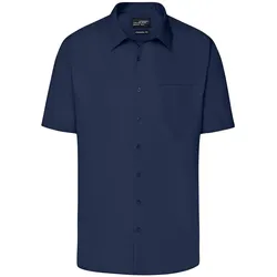 Herren Business Hemd kurzarm "JN644" - XL - navy