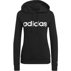 ADIDAS Damen Essentials Logo Hoodie, Größe L in Schwarz Schwarz