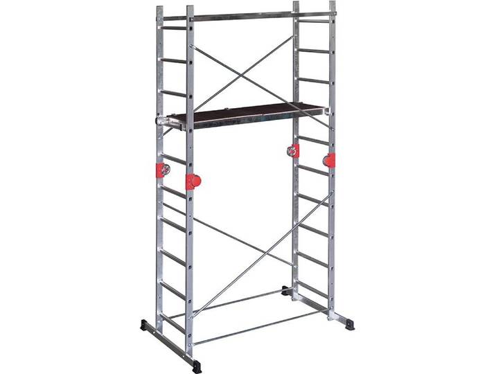 Echafaudage Combi First - 2 plans de 10 échelons avec articulations - 3\,80m