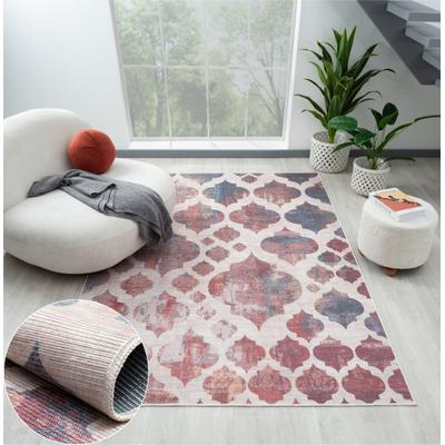 Outdoorteppich "Ellis, LAGERRÄUMUNG", bunt (beige,bunt), B:160cm H:10mm L:230cm, Polyester, MYFLAIR MÖBEL & ACCESSOIRES, Teppiche, Outdoorteppich, bedruckt, modernes Design, In- & Outdoor geeignet, waschbar