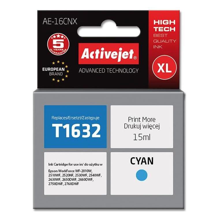Activejet AE-16CNX  - Tinte auf Farbstoffbasis - Cyan - Epson - Einzelpackung (C) (AE-16CNX)