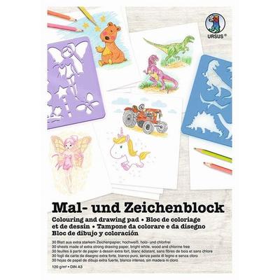 URSUS Mal- und Zeichenblock, DIN A3