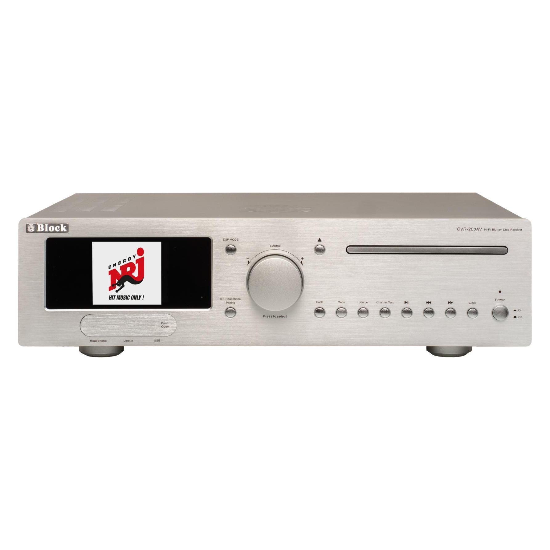 Block Audio Audioblock CVR-200AV si Heimkino-Receiv. (7.1 Kanal, DAB+, FM) (AB10234-01)