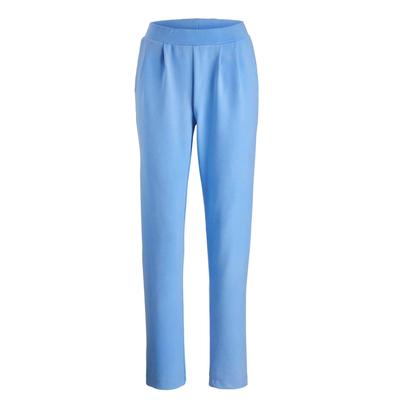 Schlupfhose GOLDNER "Businesshose SARA mit Komfortbund", Damen, Gr. 54, N-Gr, blau (hellblau), Obermaterial: 95% Polyester PES. 5% Elasthan EL., normal, Hosen Schlupfhose, Temperaturausgleichende Eigenschaft