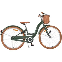 Volare Kinderfahrrad Ashley für Mädchen 24 Zoll Kinderrad in Grün