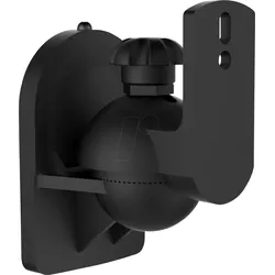 PM-SOUND-020 - Lautsprecher-Wandhalterung, 2er-Set, max. 3,5 kg, schwarz