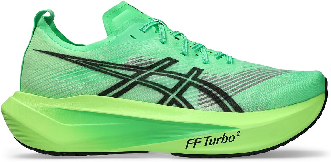 ASICS Zapatillas de running MEGABLAST .  (36) Verde / Negro