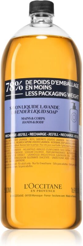 L’Occitane Shea Lavender liquid hand soap refill 500 ml