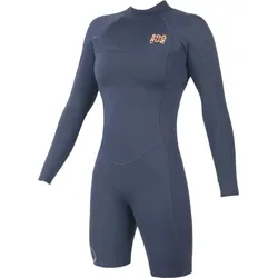 SOÖRUZ 2/2 FLY WOMEN LS BACK ZIP Shorty 2026 navy - M