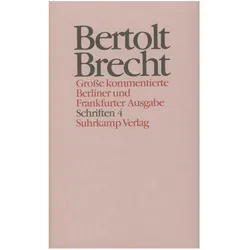 Brecht:Werke. Grosse kommentierte Ber.24, Belletristik von Bertolt Brecht