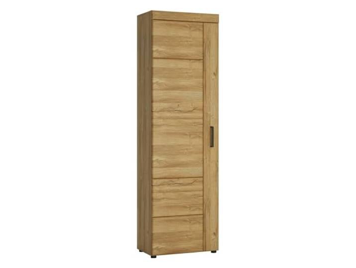 möbelando Stauraumschrank >Cortina< in Grandson Eiche Dekor - 58x195x37,4 (BxHxT)