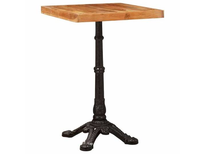 TABLE Marron - Table bistrot 50 x 50 x 76 cm Bois d'Acacia Massif Marron Carré(Vidaxl)_4155