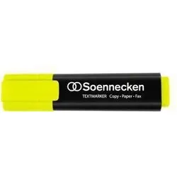 Soennecken Textmarker 3393 2-5mm Keilspitze gelb