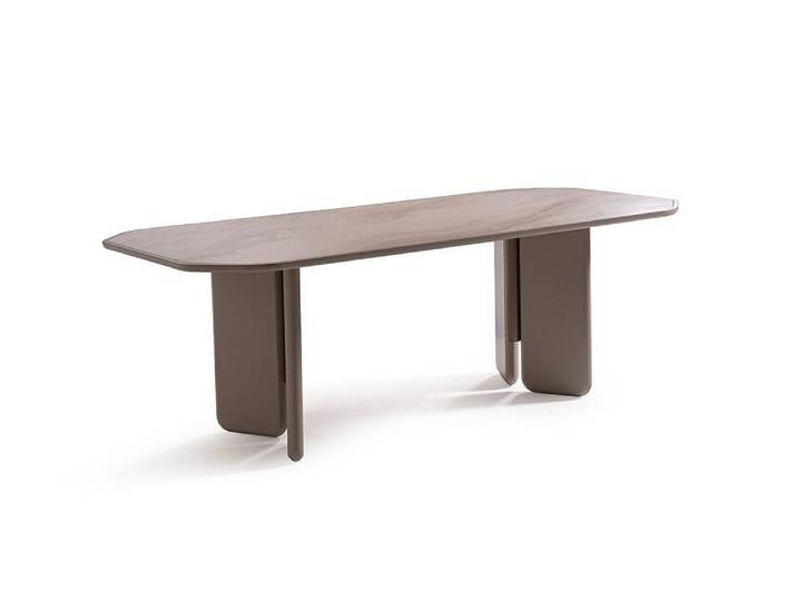 Xlmoebel Beistelltisch Beiger, nachhaltiger Tisch im modernen Design mit viel Platz (Beiger, nachhaltiger Tisch), Made in Europa