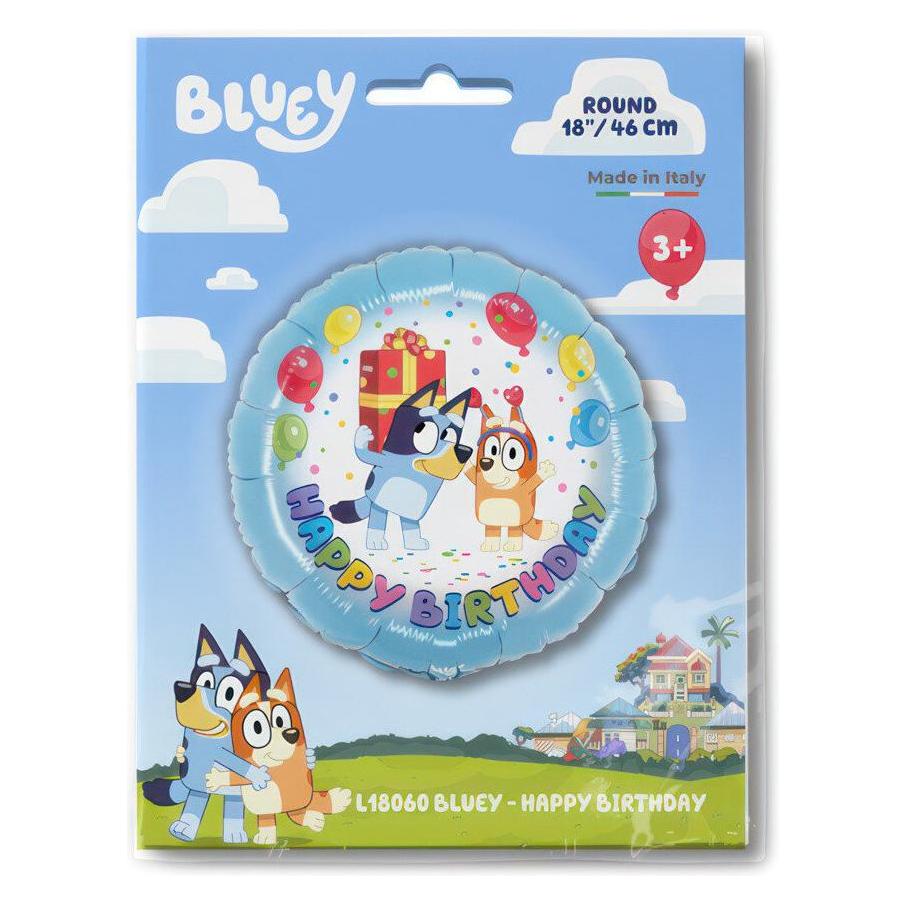 Grabo Balloons Bluey & Bingo Happy Birthday Ballon (1x) (FL18060-P)
