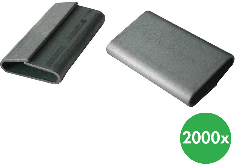B2B Partner Klemme für Stahlbänder FP 16 mm, 2000 Stk.