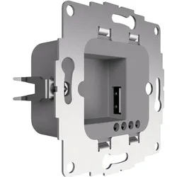 2USB, Steckdose, DISPLINE - USB electric concealed socket 12 W 2.4 A