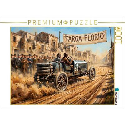 CALVENDO Puzzle Targa Florio 1913 Startnummer 2023 | 1000 Teile Lege-Größe 64x48cm Foto-Puzzle für glückliche Stunden