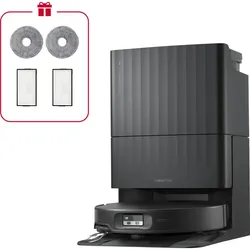 Roborock Qrevo Edge 2X schwarz Saugroboter mit Wischfunktion
