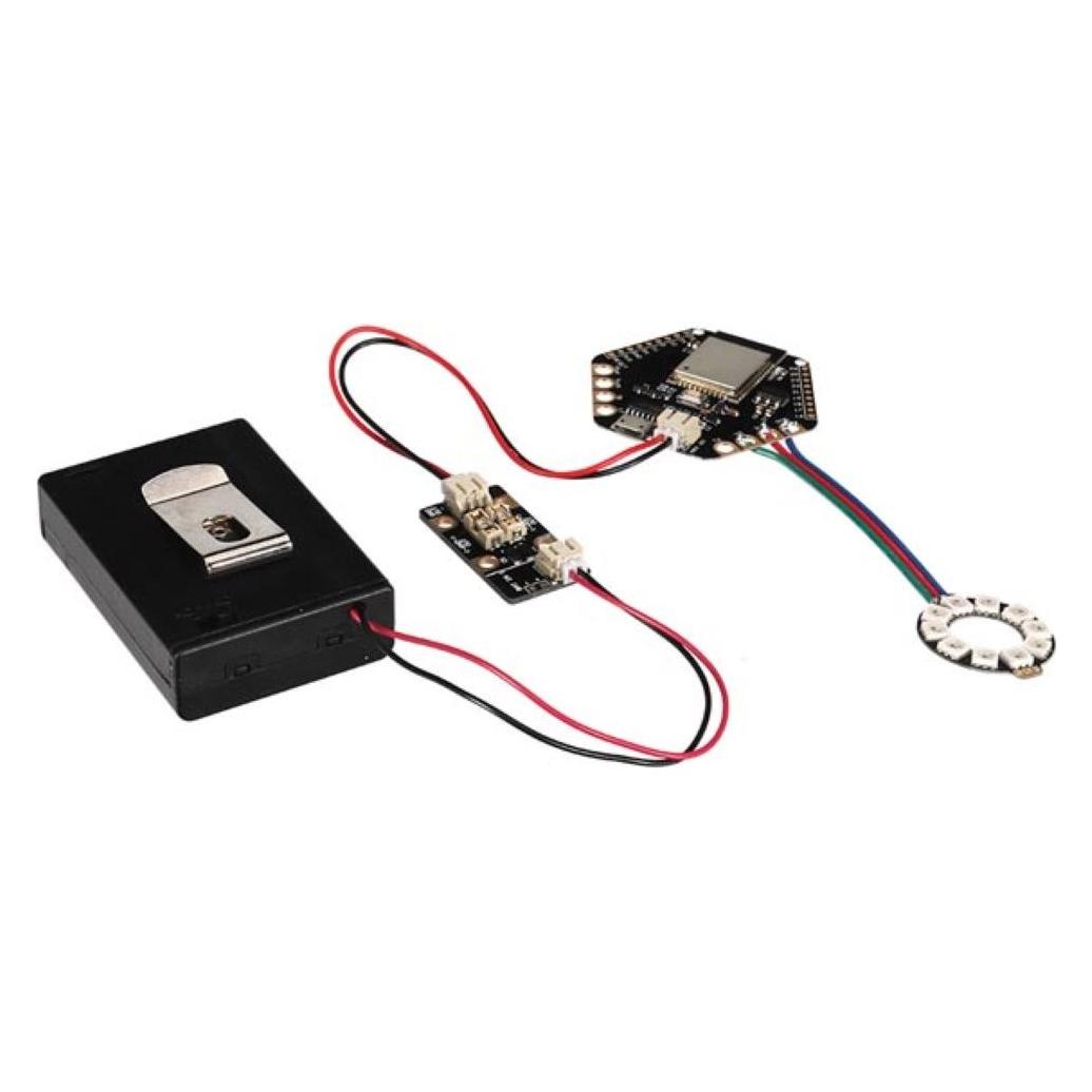 Whadda Brightdot-Set Mit Stromversorgung & Sicherungen Für Elektronische Wearables (Elektronikkit) (WMW111)